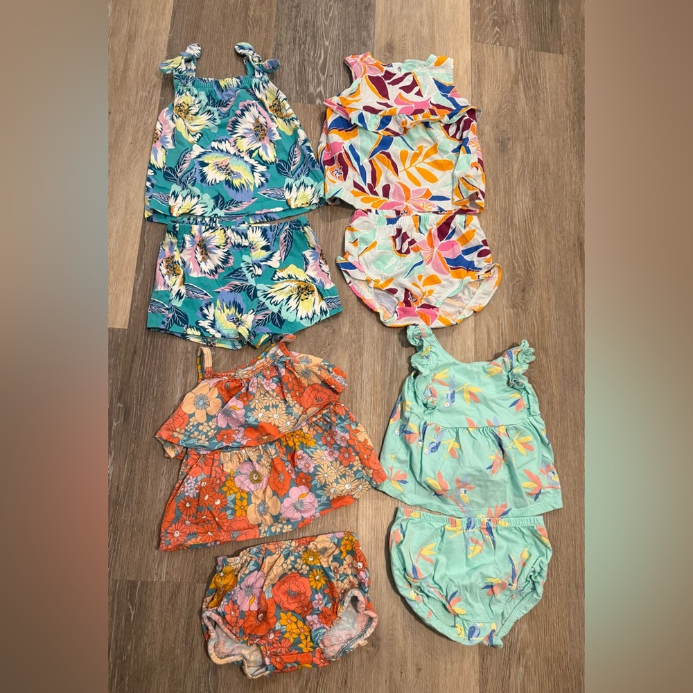 18 Month Carter’s Summer Girls Outfit Bundle